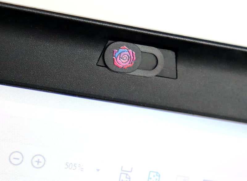 IMNEXT2U Webcam Cover Slide 3 Packs Ultra-Thin Camera Covers for Computer Laptop Desktop Smartphone to Protect Your Privacy and Security, Rose Black - Image 2
